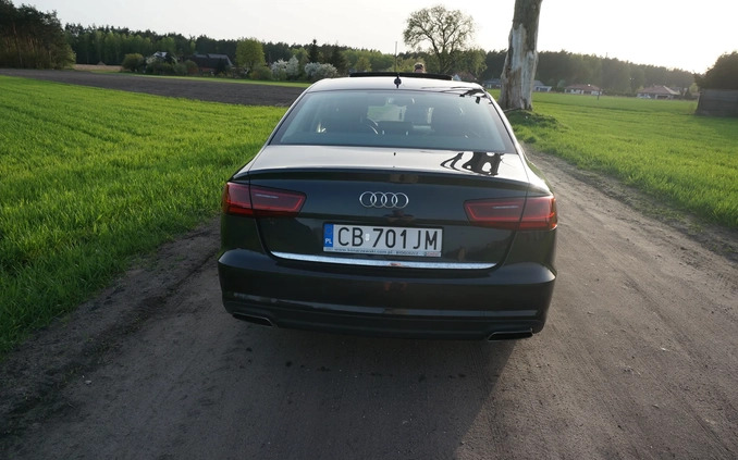 Audi A6 cena 103900 przebieg: 83895, rok produkcji 2017 z Kołaczyce małe 191